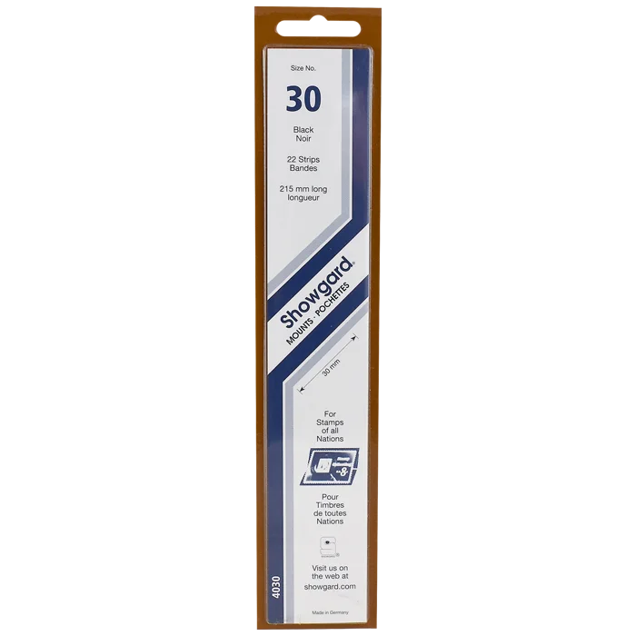 Showgard Mounts - 215mm Strips (Black) - 30x215mm