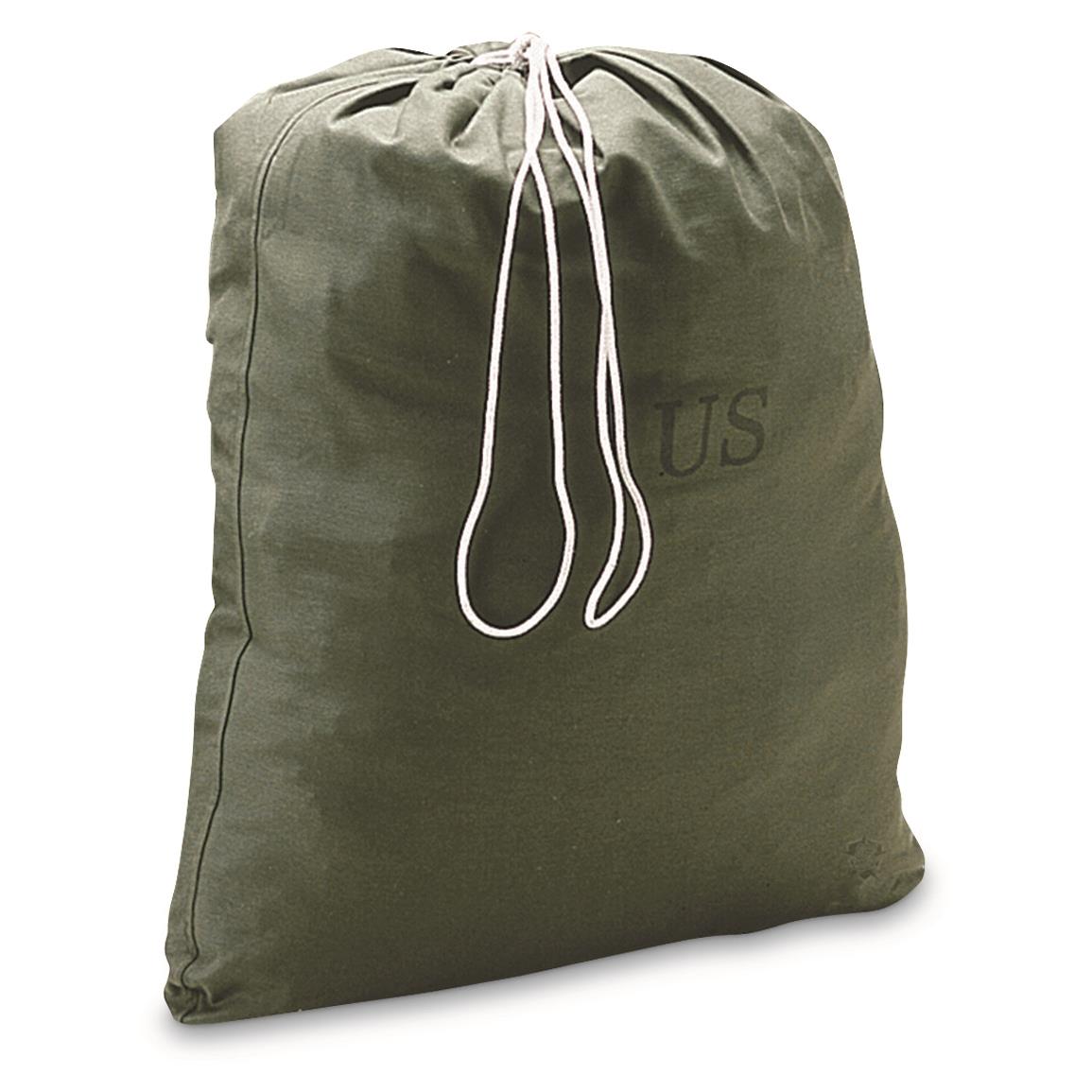 U.S. Military Surplus Laundry Bags, 3 Pack, Used
