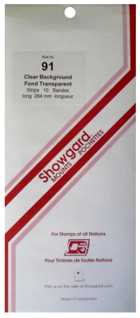 Showgard Showgard Mounts - 264mm Strips (Clear) - 91x264mm