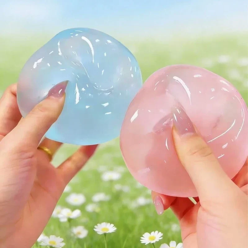 Mouldable slow-rebound squeeze ball, 6 cm — representative supplier photograph