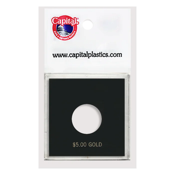 Capital Plastics Krown Coin Holder - $5 Gold (22mm)