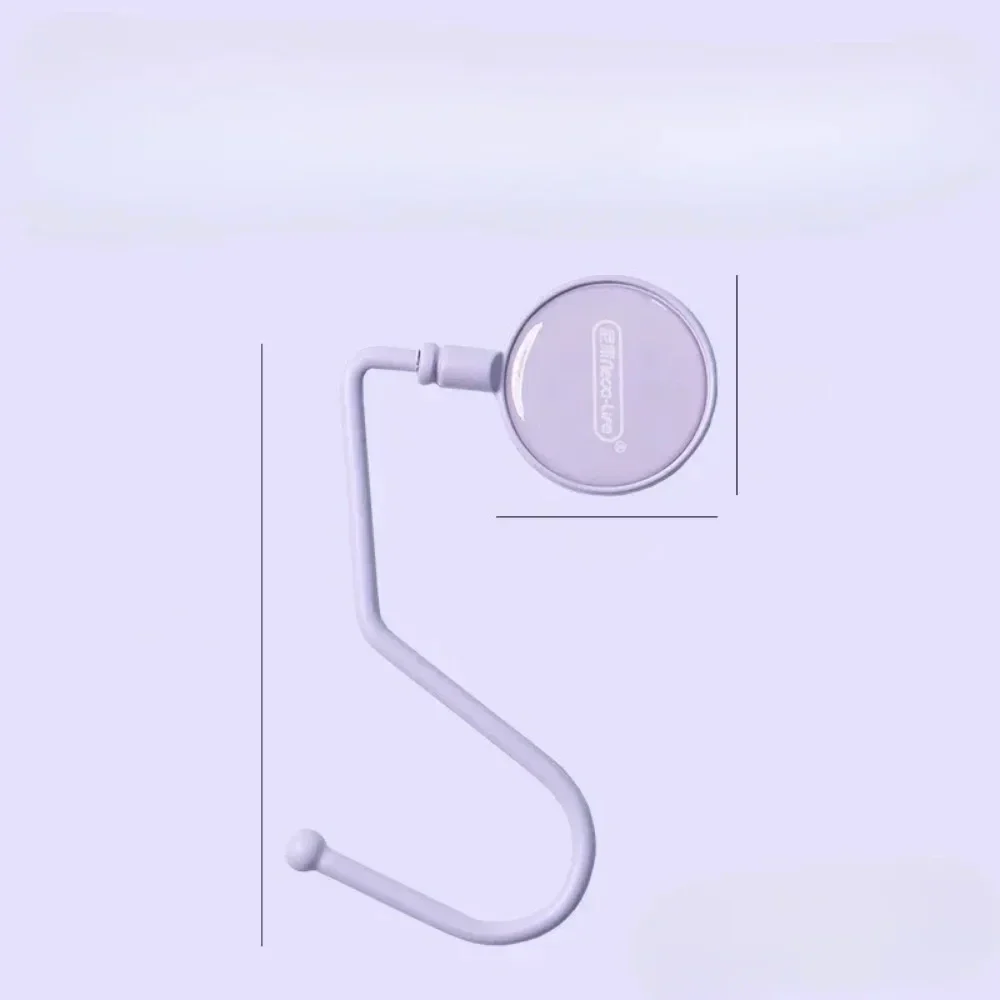 Table-edge bag hook, pastel purse hanger — representative supplier photograph
