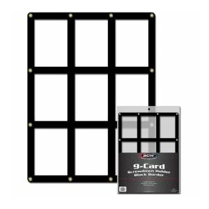 9 Card Screwdown Holder - Black Border