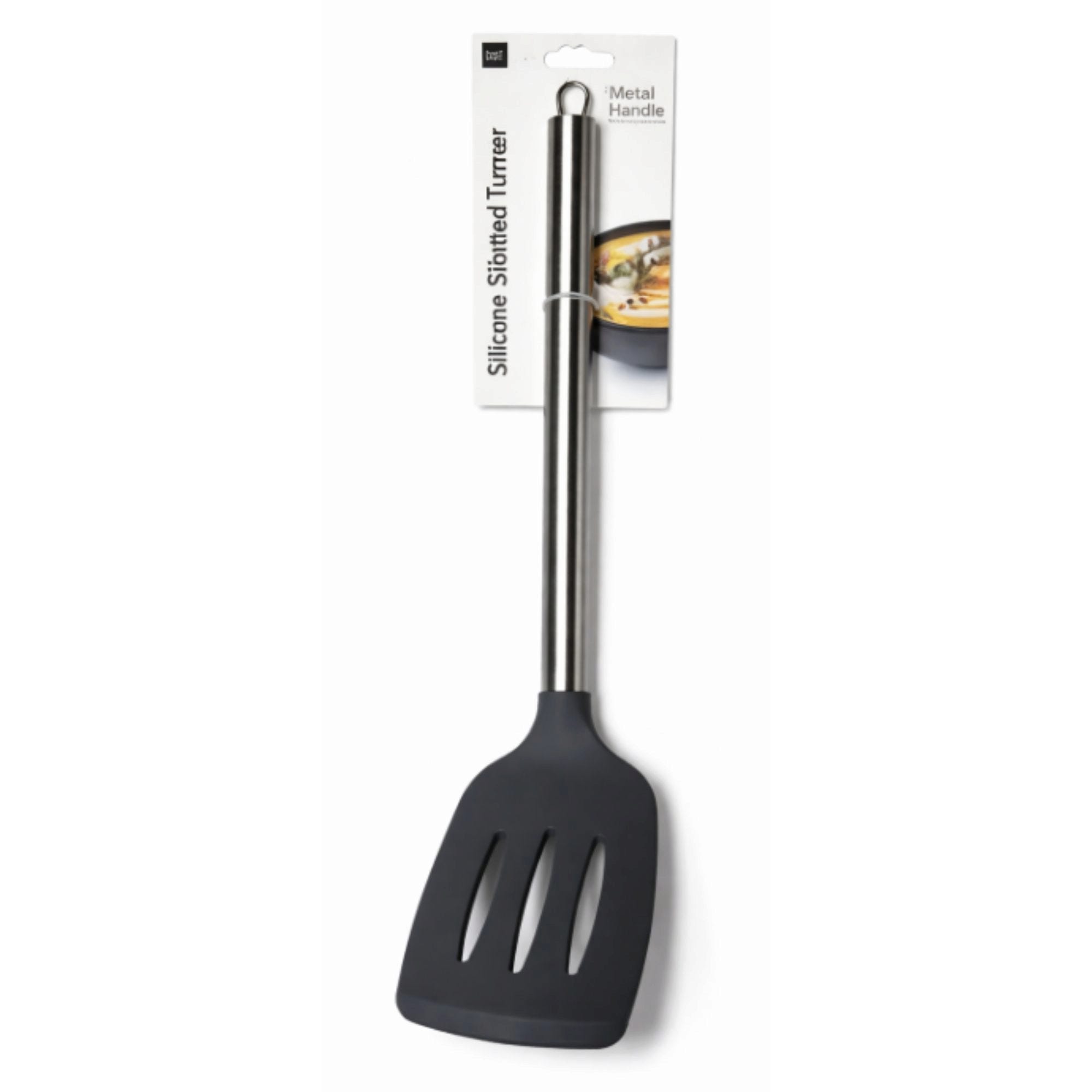 Bulk 24-Pack: Silicone Slotted Turner Cooking Utensil in Assorted Colors