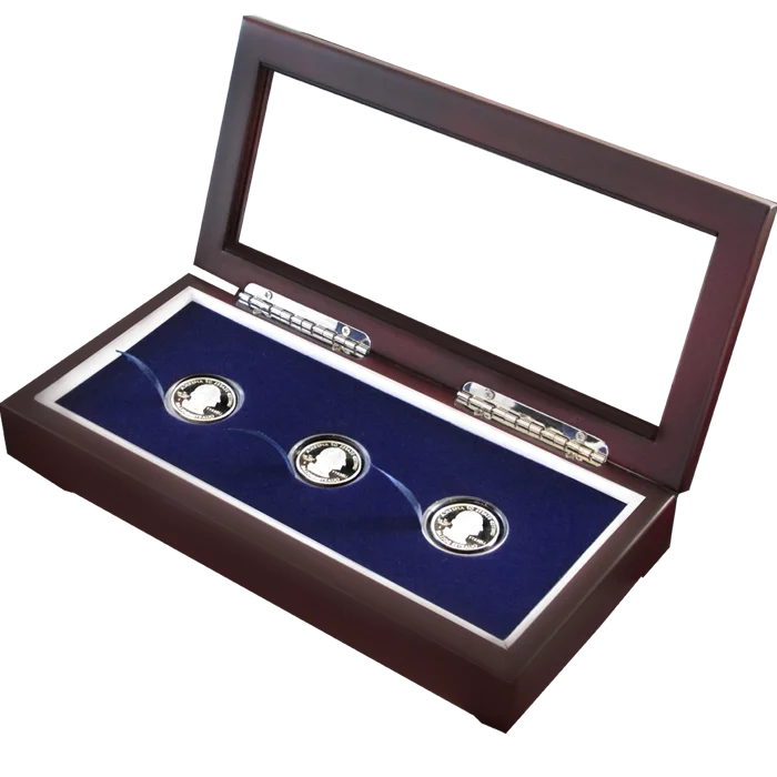 Guardhouse Glass-top Wood Display Box -GH-W1800: (3S)