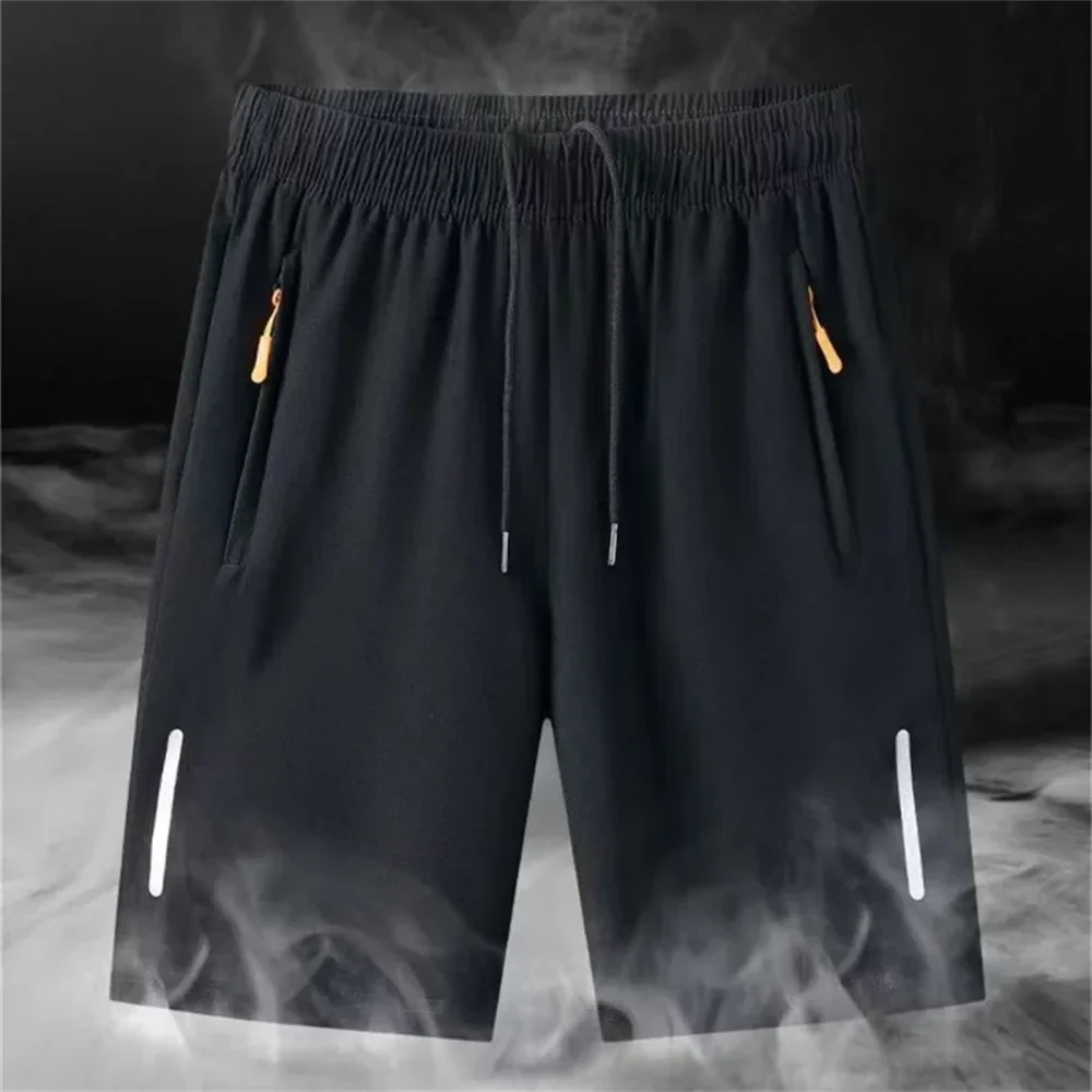 Men's lightweight quick-dry shorts with zip pockets, L to 5XL — representative supplier photograph