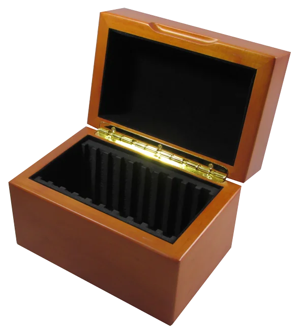 Wood Display Box - 10 NGC or PCGS slabs — Cedar