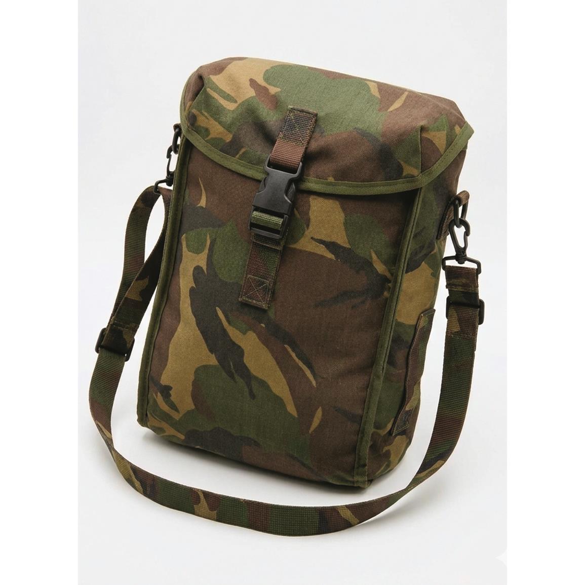 Dutch Military Surplus Padded Equipment Shoulder Bag, Used
