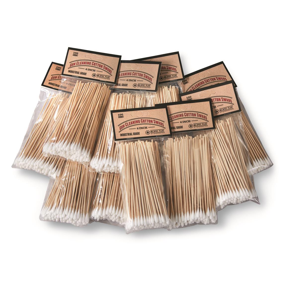 Mil-Spec Plus Pistol Gun Cleaning Swabs, 1000 Pack