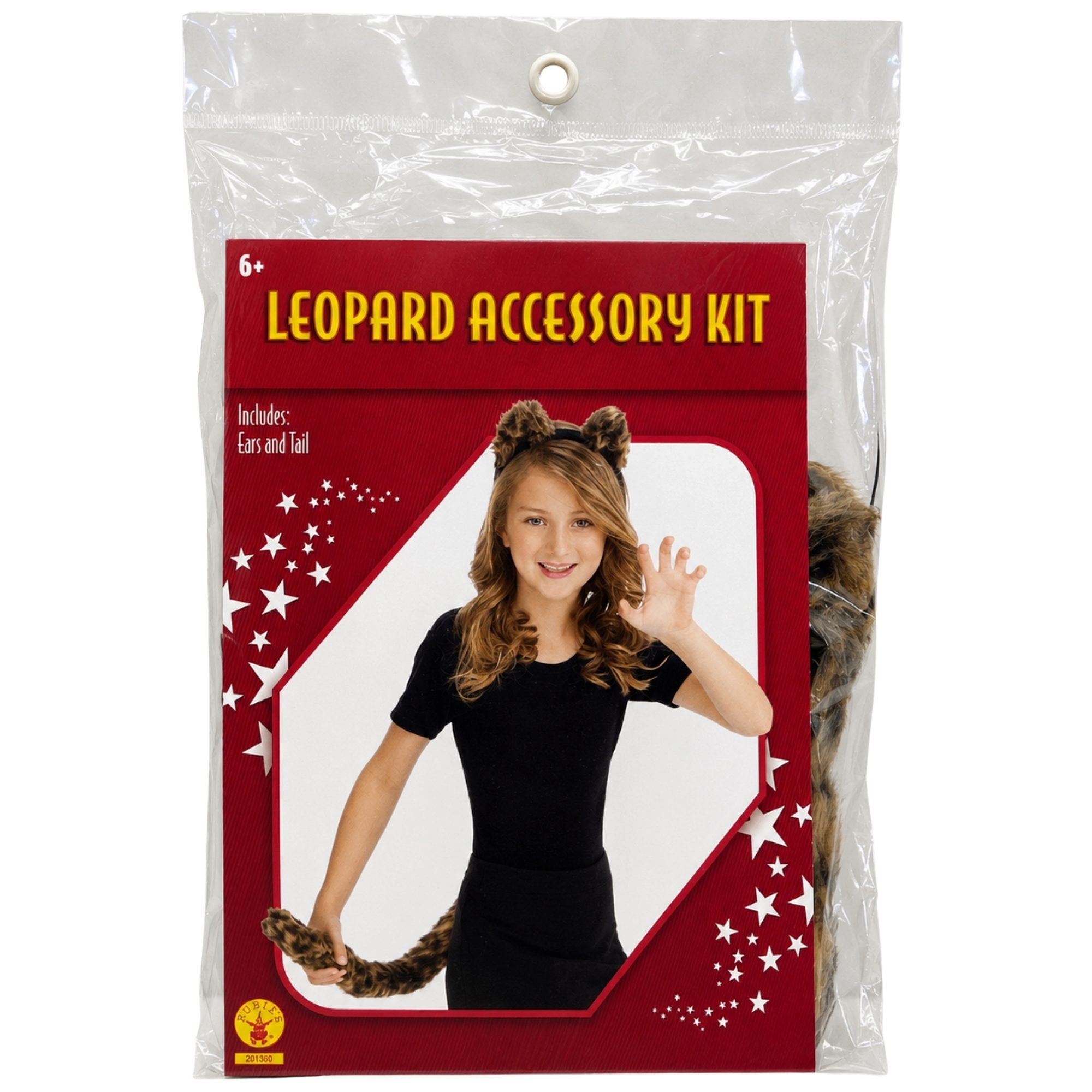 Bulk 24-Pack: Children's Leopard Ears and Tail Costume Accessory Kit