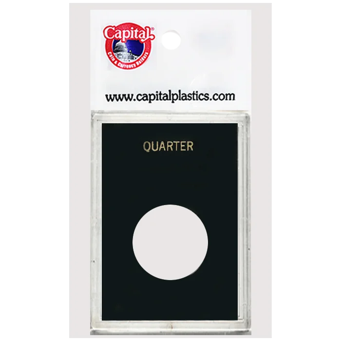 Capital Plastics Caps Coin Holder - Quarter