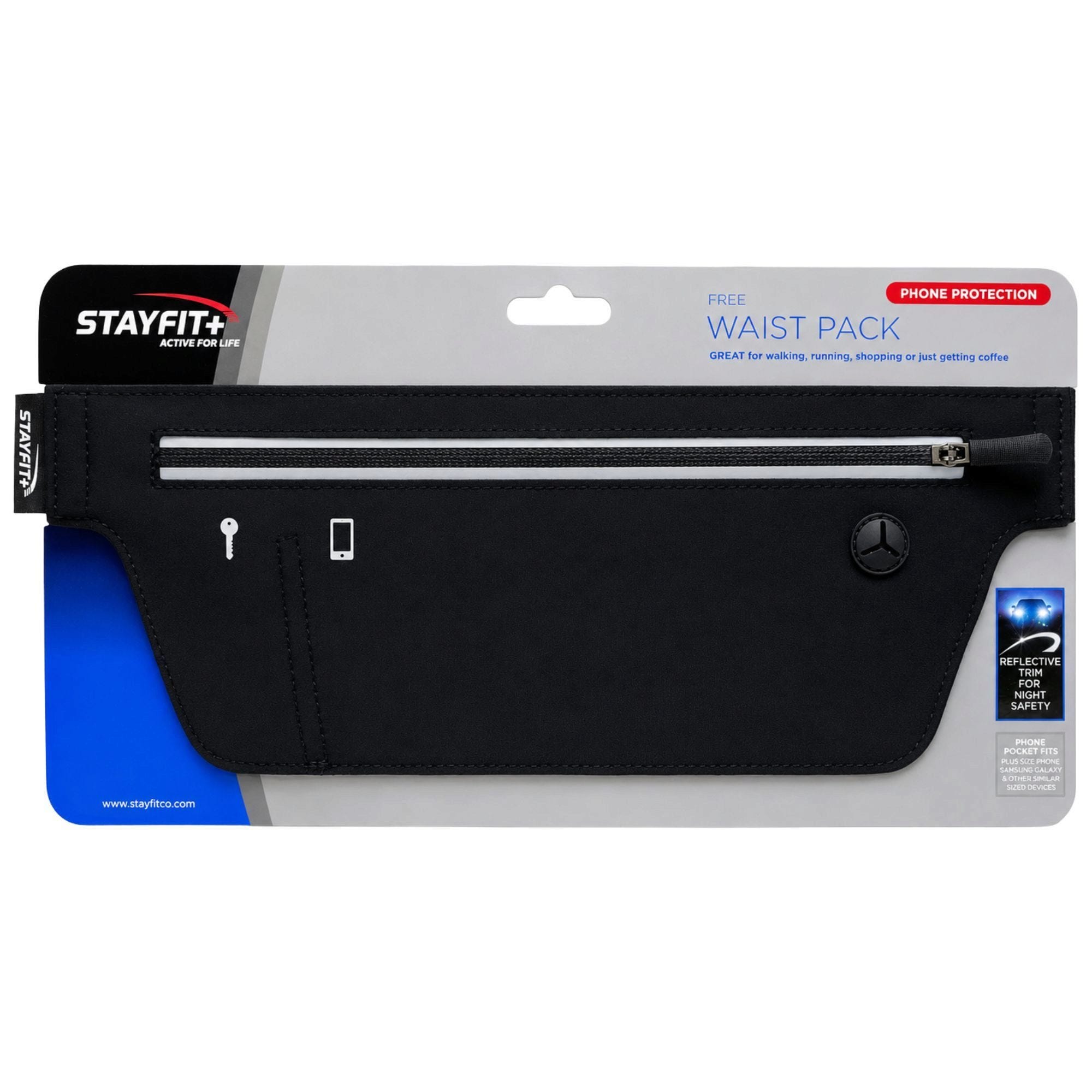 Stayfit Free Black Waist Pack (pack of 15)