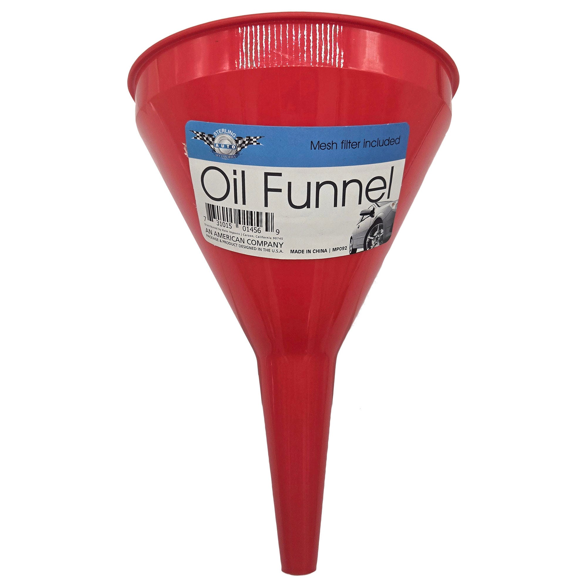 Bulk 24-Pack: 1.2 Liter Oil Funnel
