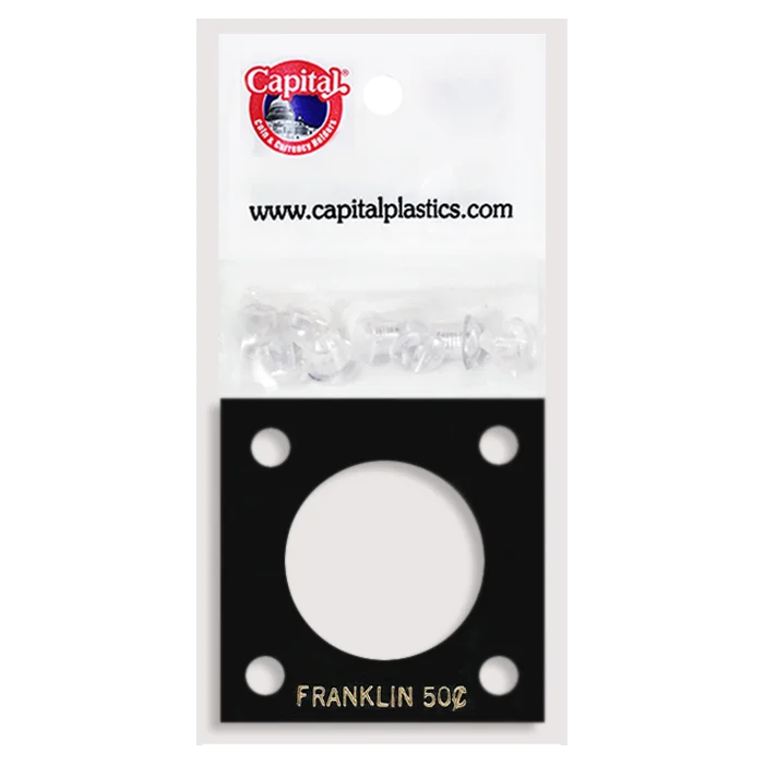 Capital Plastics 144 Coin Holder - Franklin Half Dollar