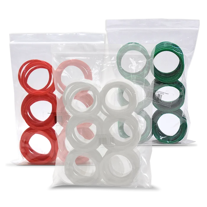 Guardhouse Slab Insert Silver Round 39mm Bulk 50 Pack - Silicone
