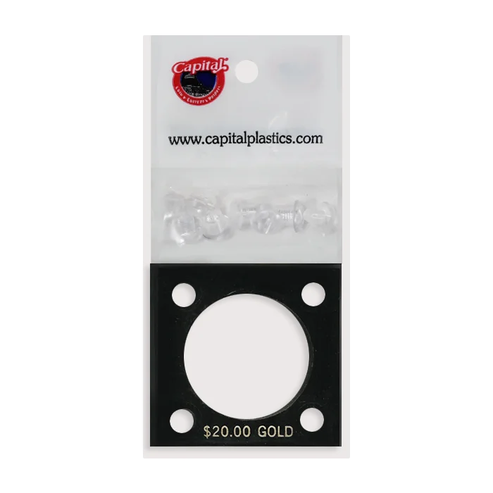 Capital Plastics 144 Coin Holder - $20 Gold