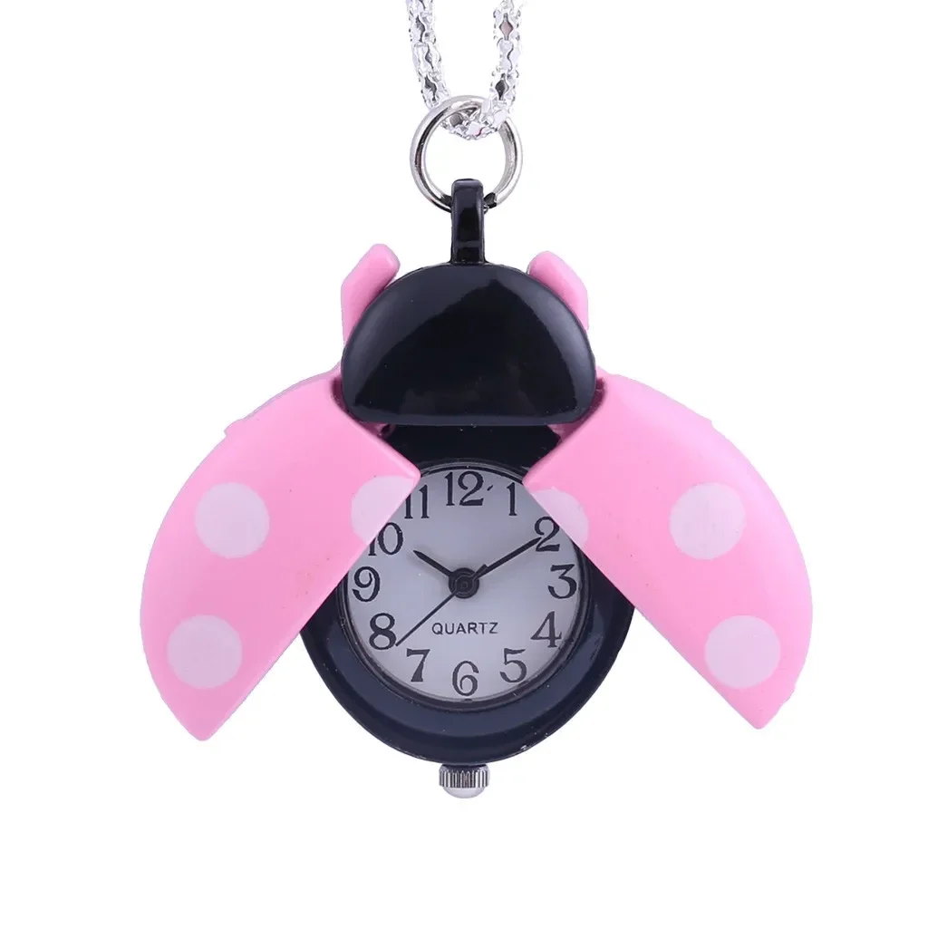 Ladybird pendant watch on a 40 cm chain — representative supplier photograph