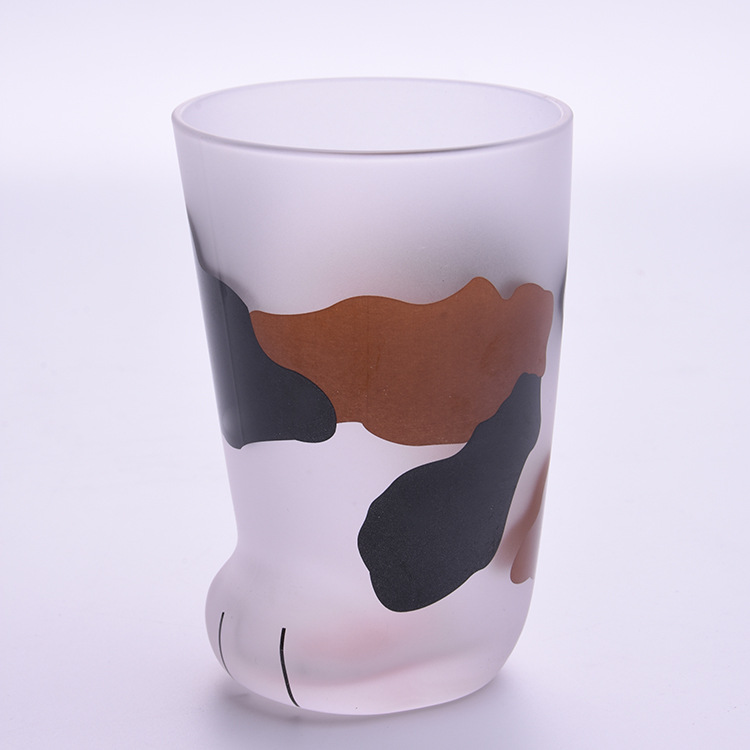 Creative Cute Cat Paws Glass Tiger Paws Mug Office Coffee Mug Tumbler Personality Breakfast Milk Porcelain Cup Gift — Sanhua