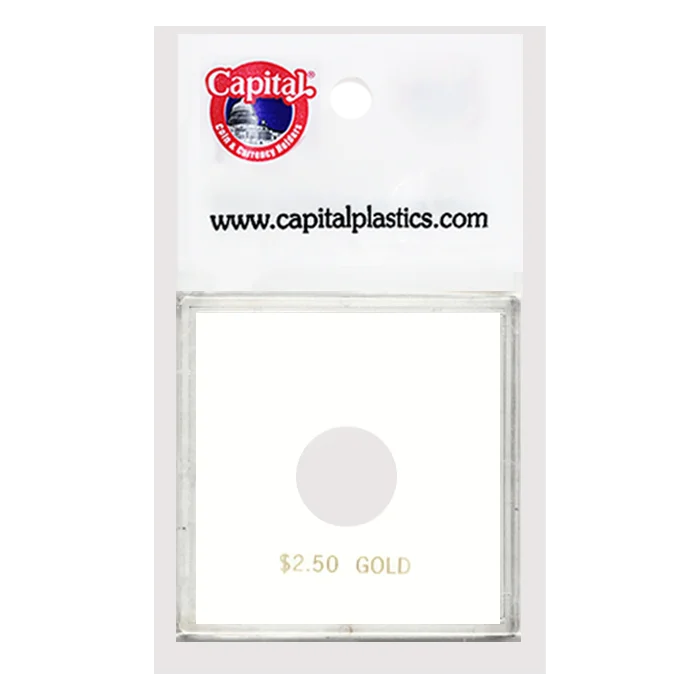Capital Plastics Krown Coin Holder - $2.50 Gold