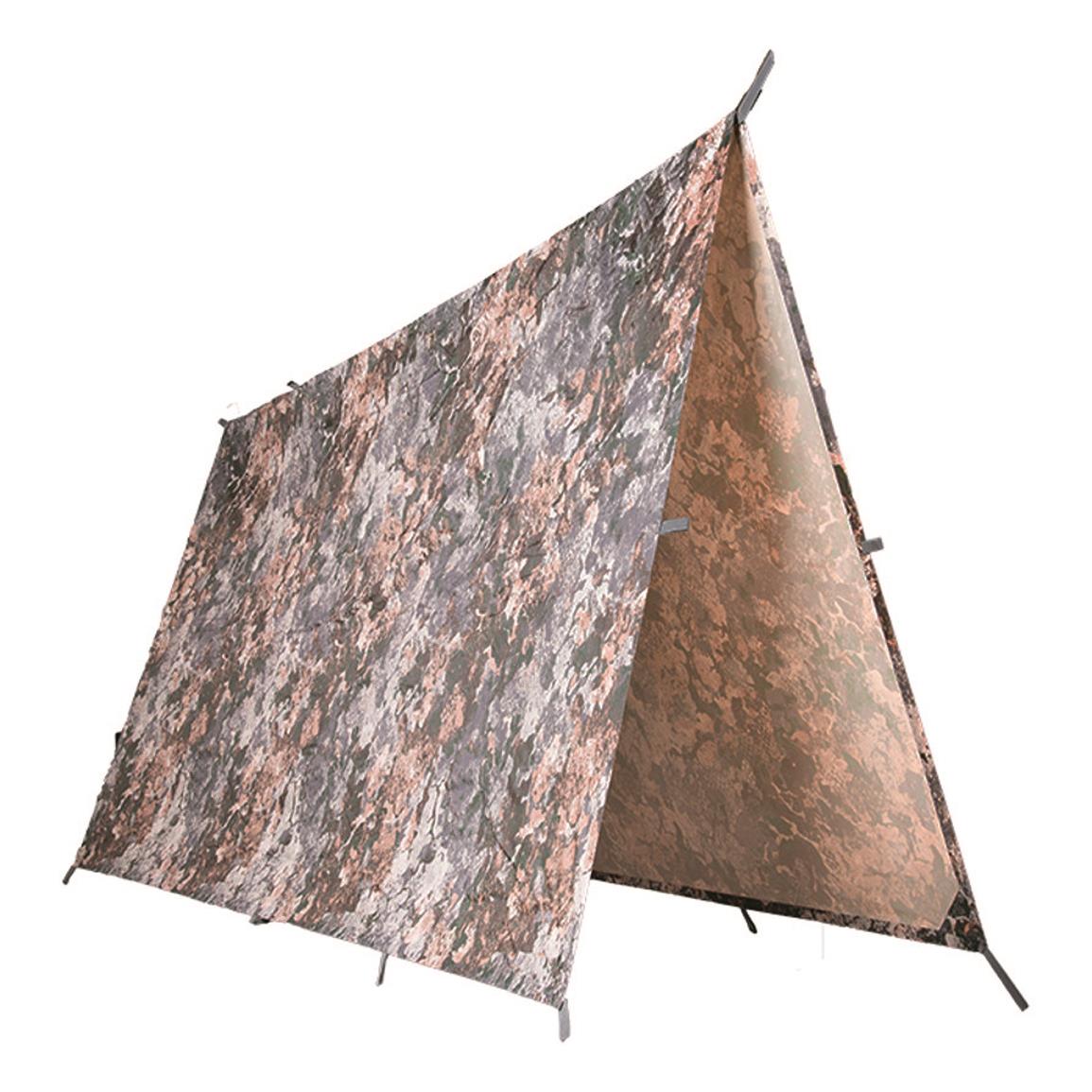 Mil-Tec Camouflage Tarp with Bag — Z1B (Terrain)