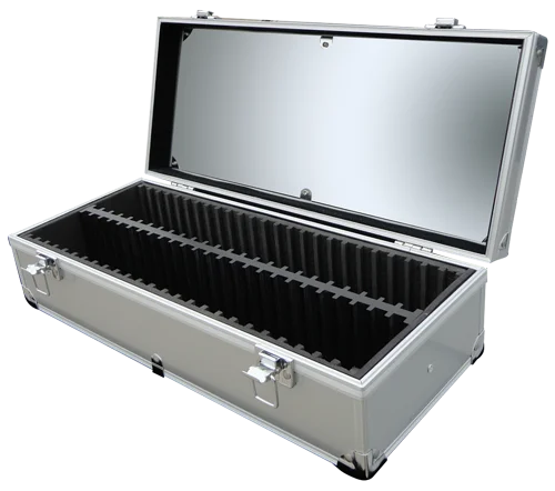 Falcon Series 50 Slab Box - Aluminum - Clear Top