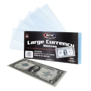 Currency Sleeves - Large Bill