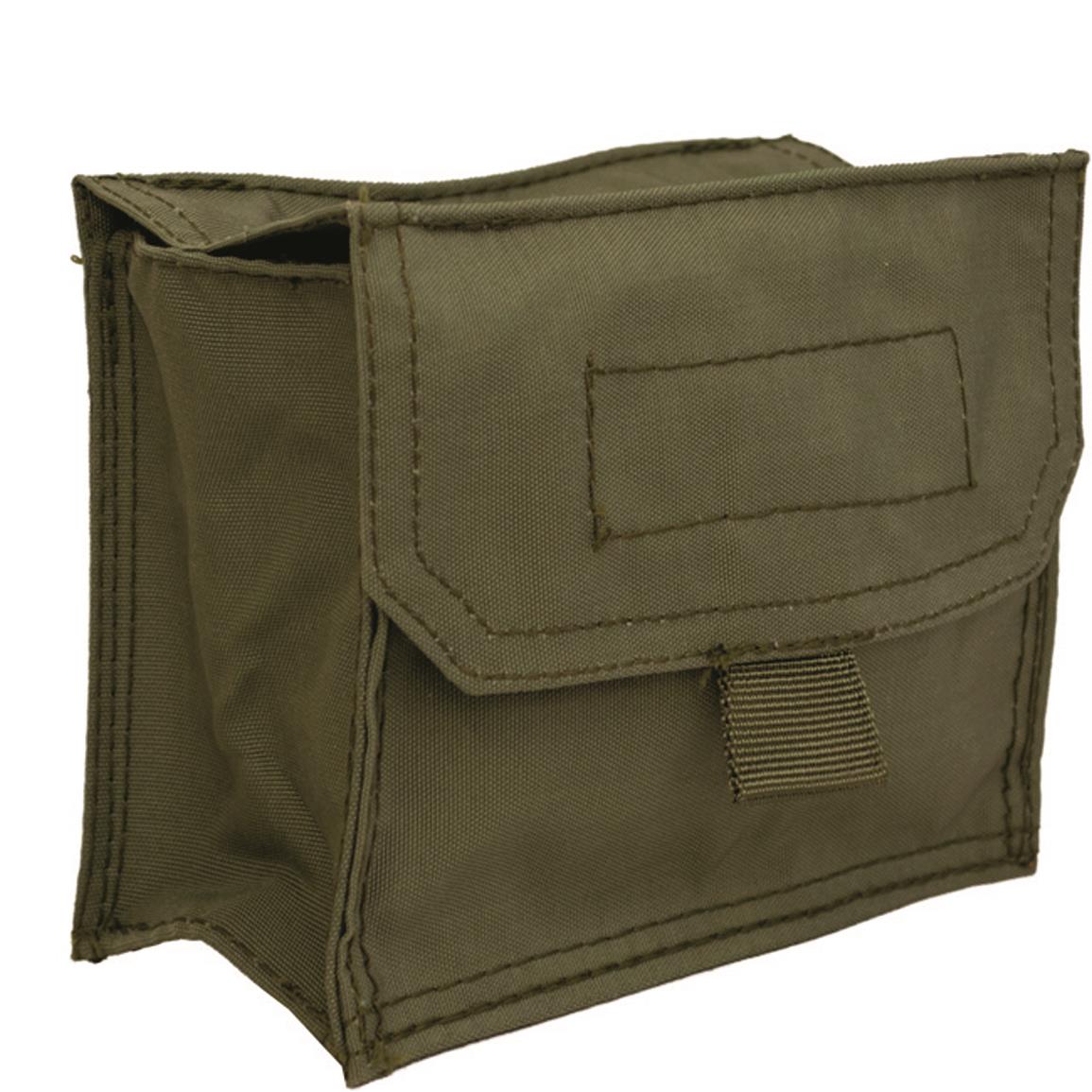 Italian Military Surplus Nylon Belt Pouches, 2 Pack, New