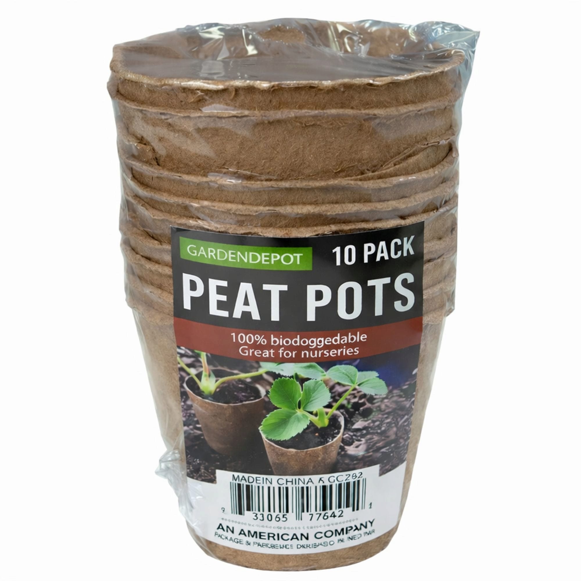 Bulk 24-Pack: Biodegradable Peat Pots