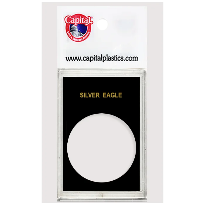 Capital Plastics Caps Coin Holder - 1 oz. Silver Eagle