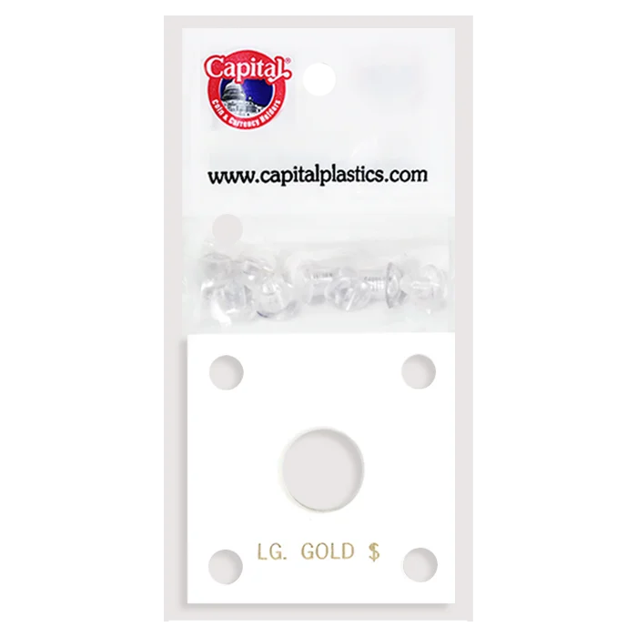 Capital Plastics 144 Coin Holder - Large Gold $ (type 2&3)
