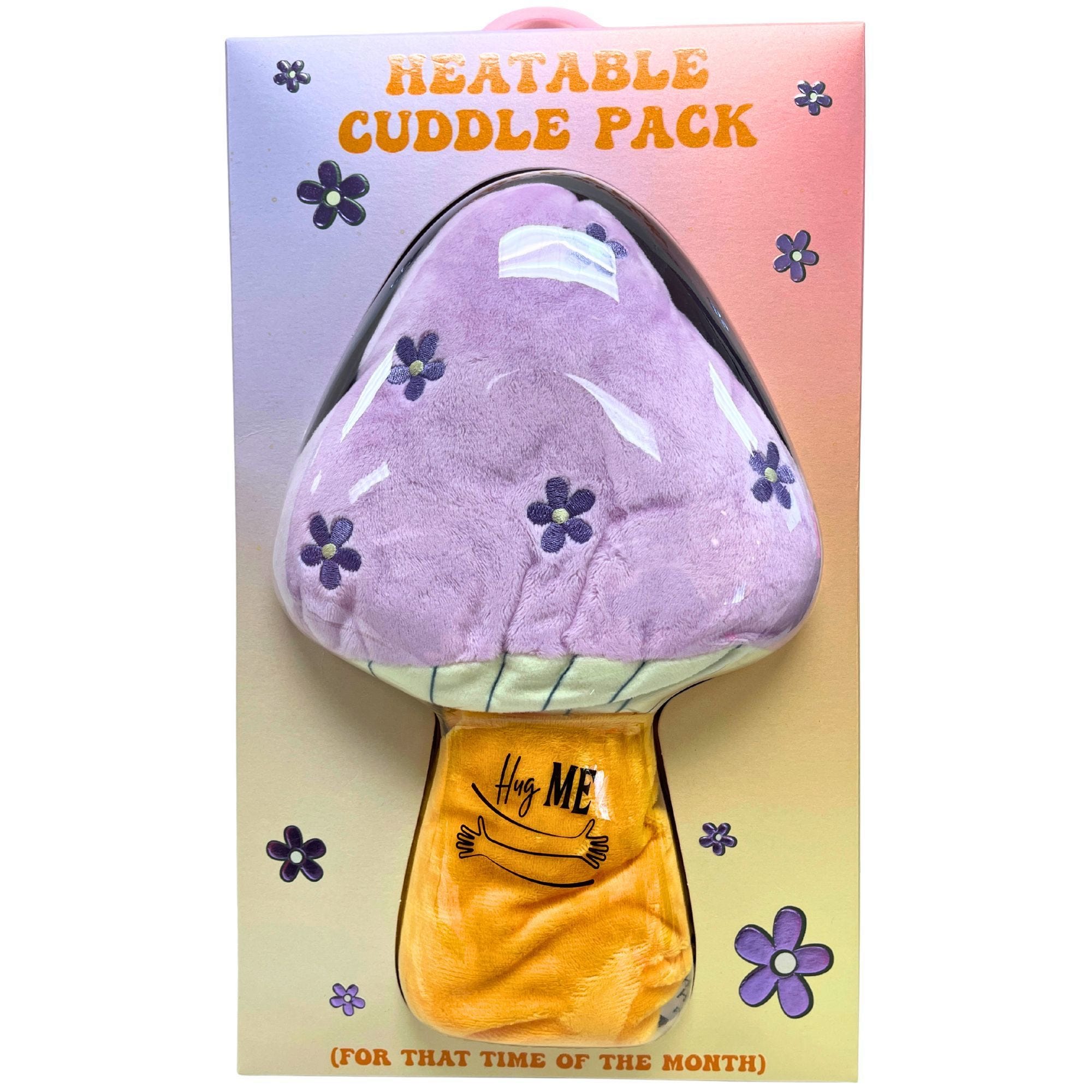Cuddle Pack Menstruation Heatable Plush in Pink Mushroom Design (pack of 6)