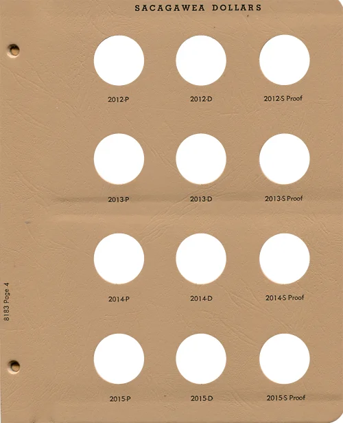 Sacagawea Dollars with Proof Replacement Page 4