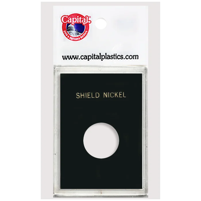 Capital Plastics Caps Coin Holder - Shield Nickel