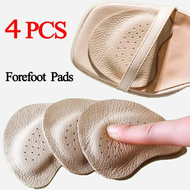 Forefoot cushion pads for heels and sandals, 2 pairs