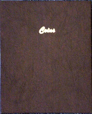 Coin Stock Book with 9 Vinyl Pages