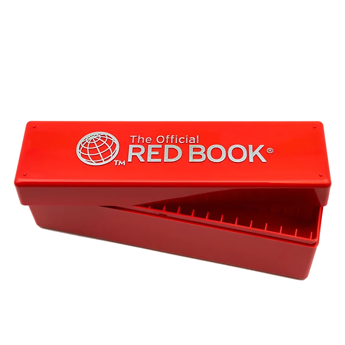 Official Whitman Universal Slab Box - Holds 20 Slabs - Red