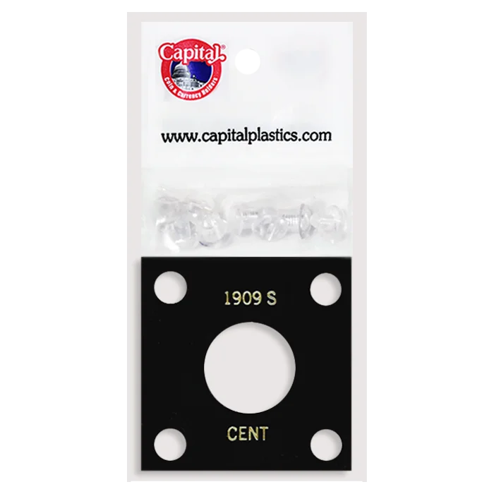 Capital Plastics 144 Coin Holder - 1909S Cent