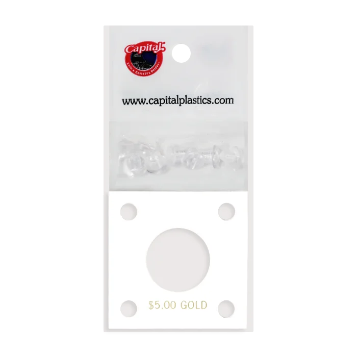 Capital Plastics 144 Coin Holder - $5 Gold