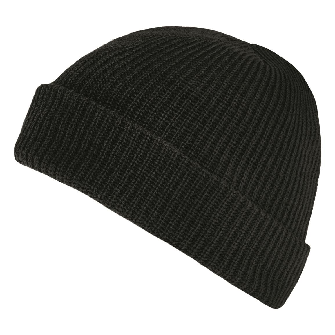 Mil-Tec Watch Cap with Thinsulate Insulation — One Size Fits Most / Black