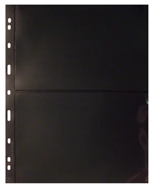 2 Pocket Grande Pages for Extra Large Notes, Black - GRANDE2S