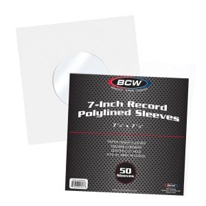 7-Inch Record Paper Inner Sleeves-Polylined-With