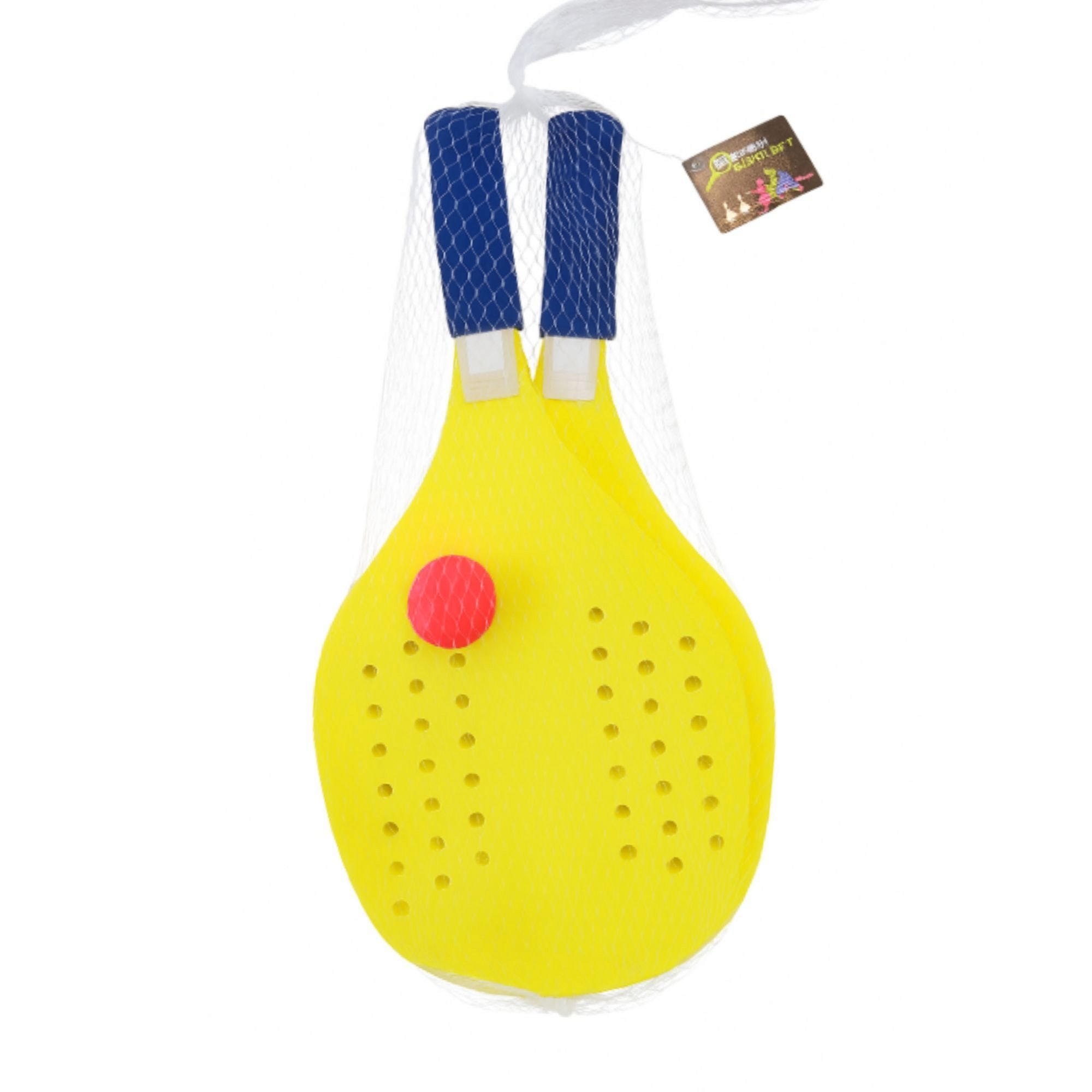 Soft-Handle Paddle Set with Ball (pack of 3)
