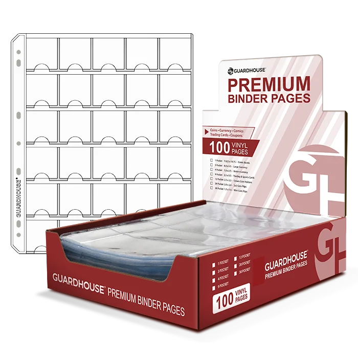 30 Pocket Guardhouse Vinyl Notebook Pages