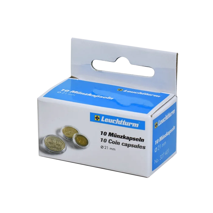 21mm - Coin Capsules (pack of 10)