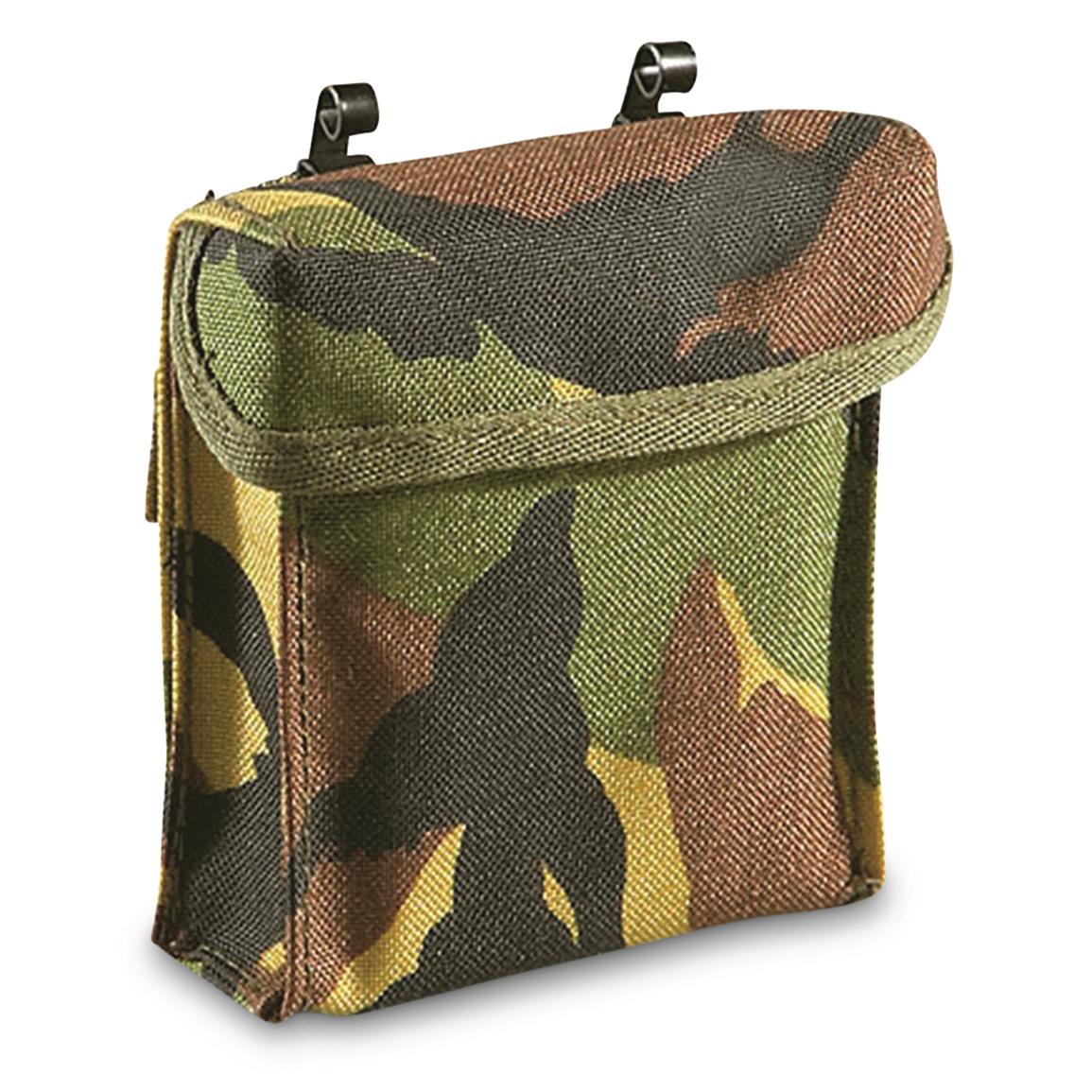 Dutch Military Surplus Mag Pouches with ALICE Keepers, 2 Pack, Used