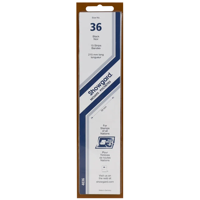 Showgard Mounts - 215mm Strips (Black) - 36x215mm
