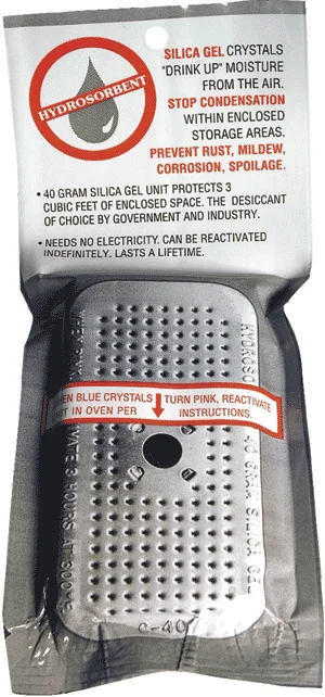 40 Gram Hydrosorbent Silica Gel Dessicant Dehumidifier