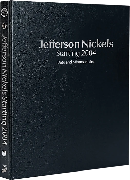 Jefferson Nickels Starting 2004, Date & Mintmark Set P, D & S (Black)