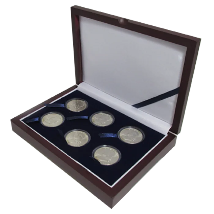 Guardhouse Wood Display Box - GH-W1300: Half Dollars (6M)
