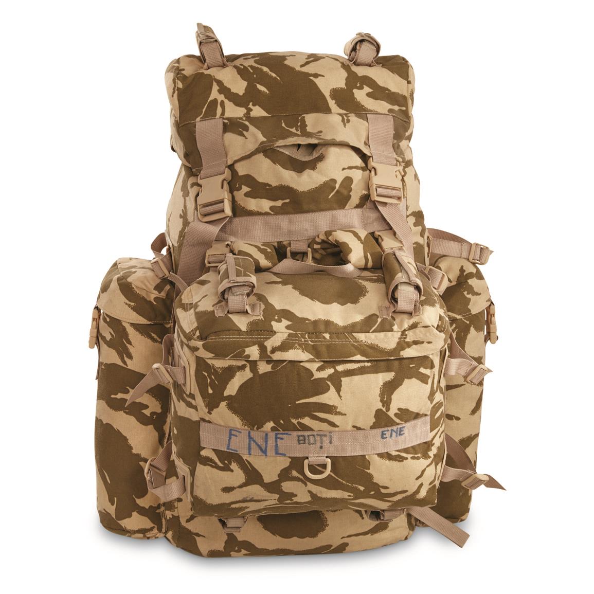 Romanian Military Surplus 90L Double Rucksack, Like New